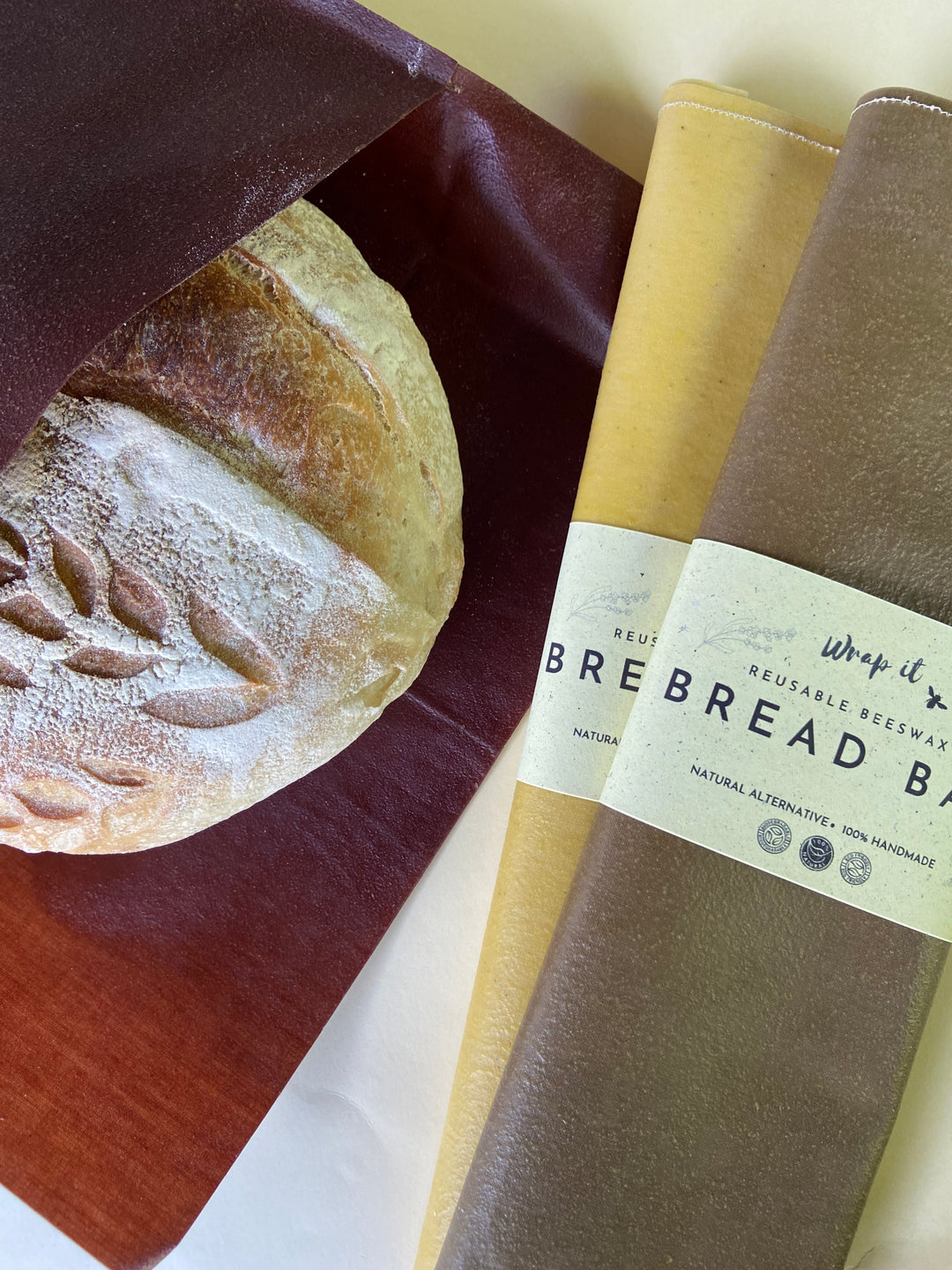 BEESWAX BREAD BAG Earth collection