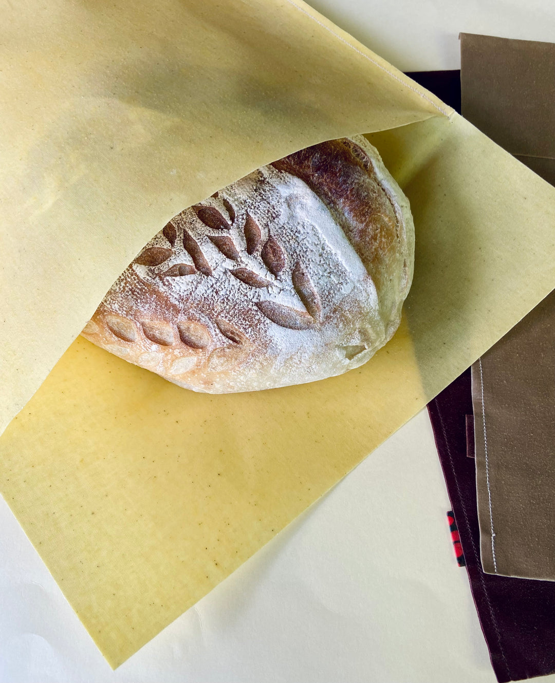 BEESWAX BREAD BAG Earth collection