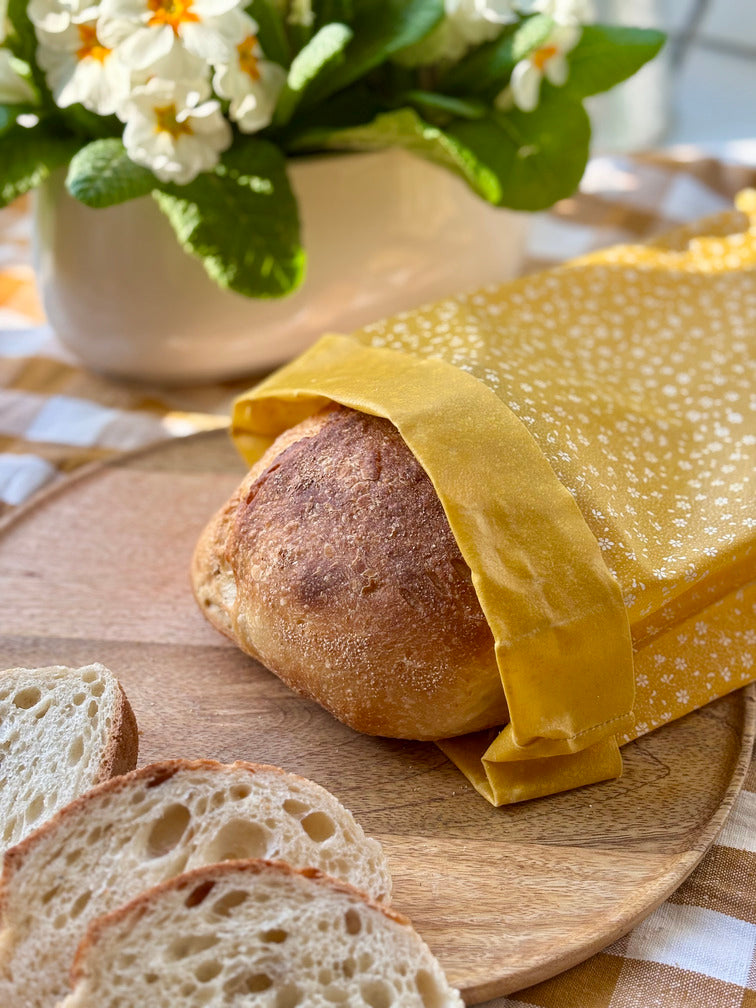 Beeswax food bag Mustard