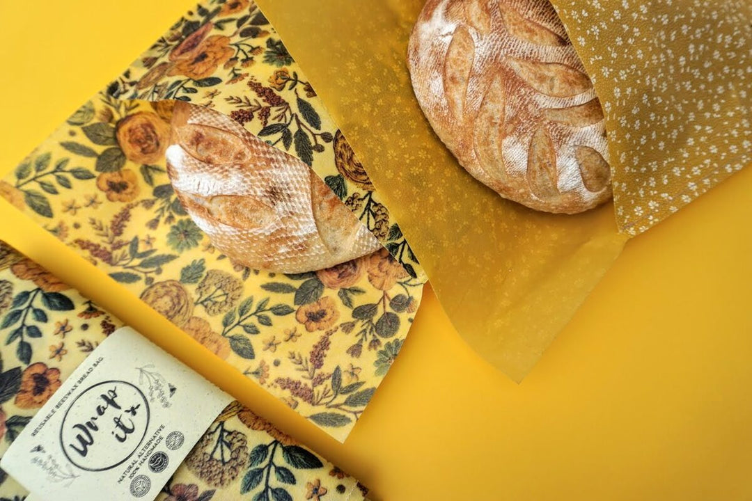 Introducing Beeswax Bread Bags: The Sustainable Way to Keep Bread Fresh!