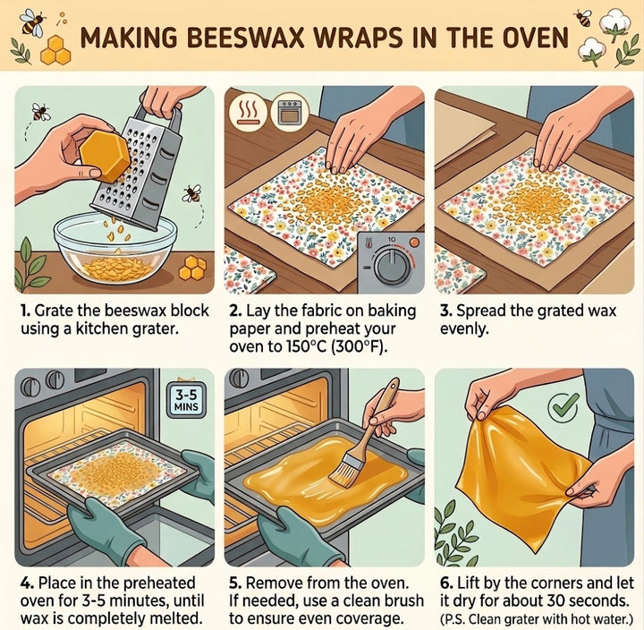 DIY Bienenwachs-Wickelblock