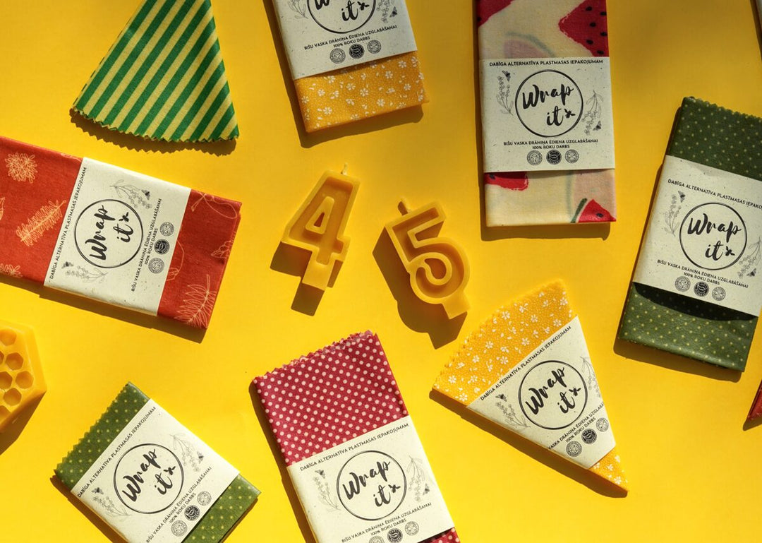 Wick Wrapper 100% Natural Beeswax Birthday Candles | Handmade with Hemp Wick – WRAP ...
