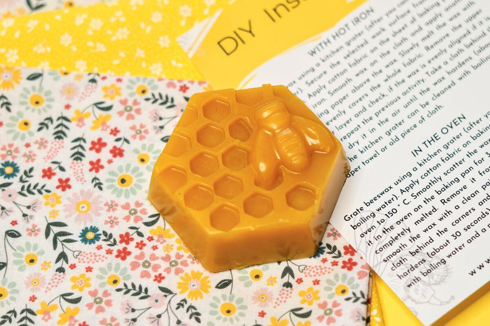 Beeswax wrap refresher block