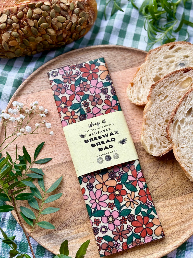 Wiederverwendbarer Bienenwachs-Brotbeutel – umweltfreundliche Lösung zur Brotaufbewahrung – WRAP IT WRAPPER