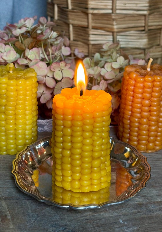 BEESWAX CORN CANDLE