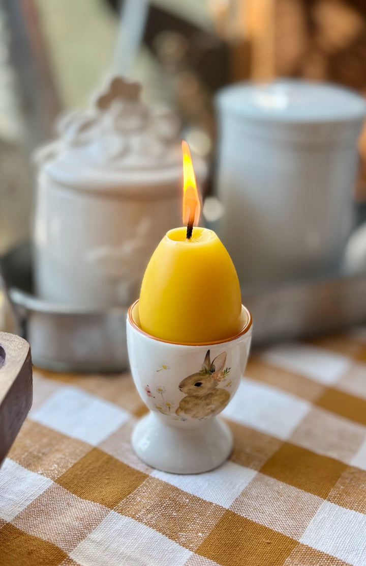 BEESWAX EGG CANDLE SET