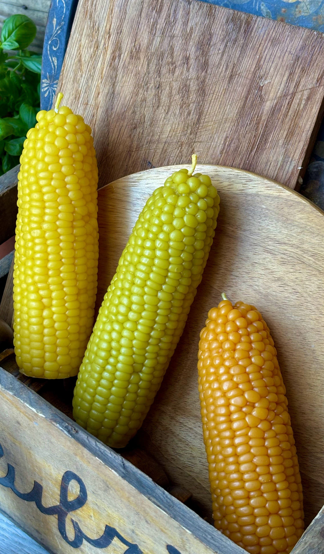 BEESWAX CORN CANDLE