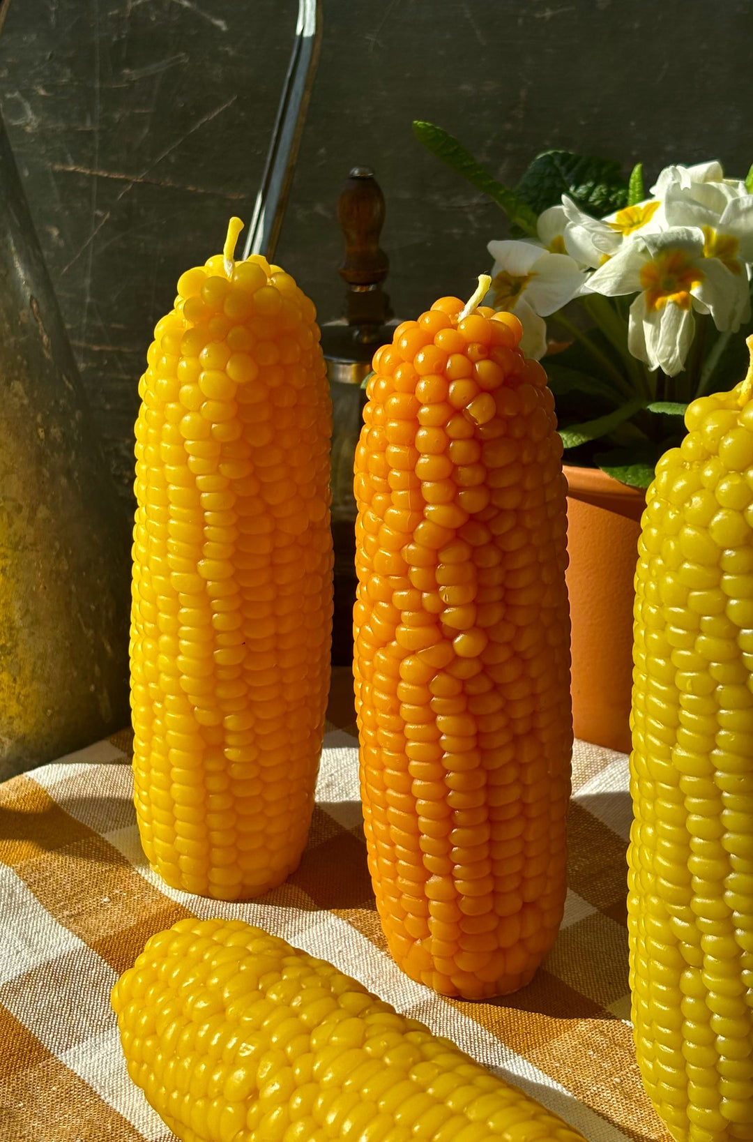 BEESWAX CORN CANDLE