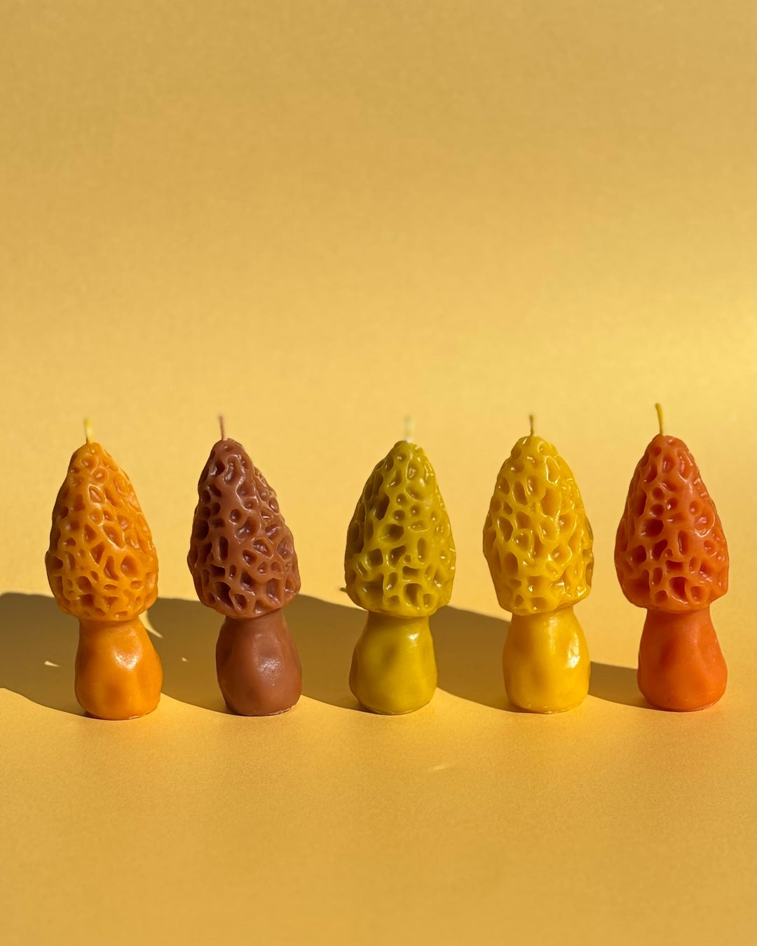 BEESWAX MOREL CANDLE SET