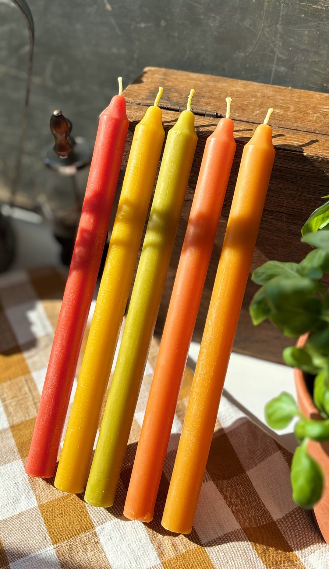 BEESWAX TAPER CANDLES
