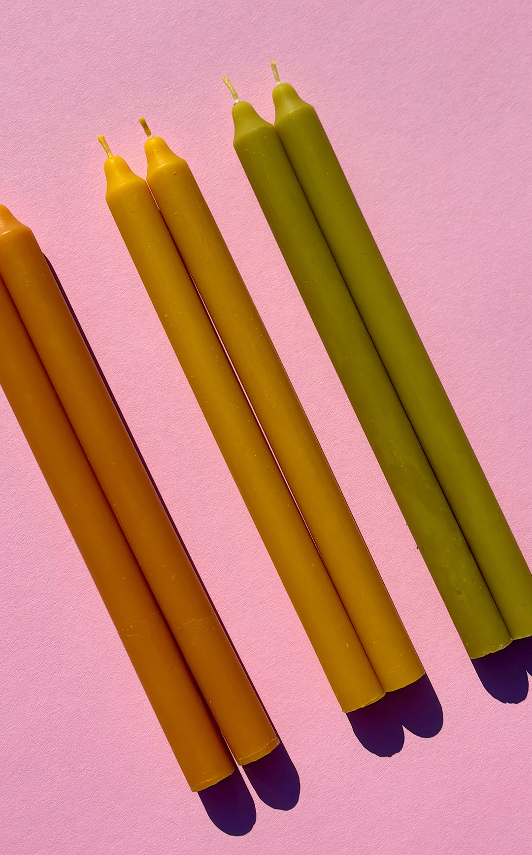 BEESWAX TAPER CANDLES