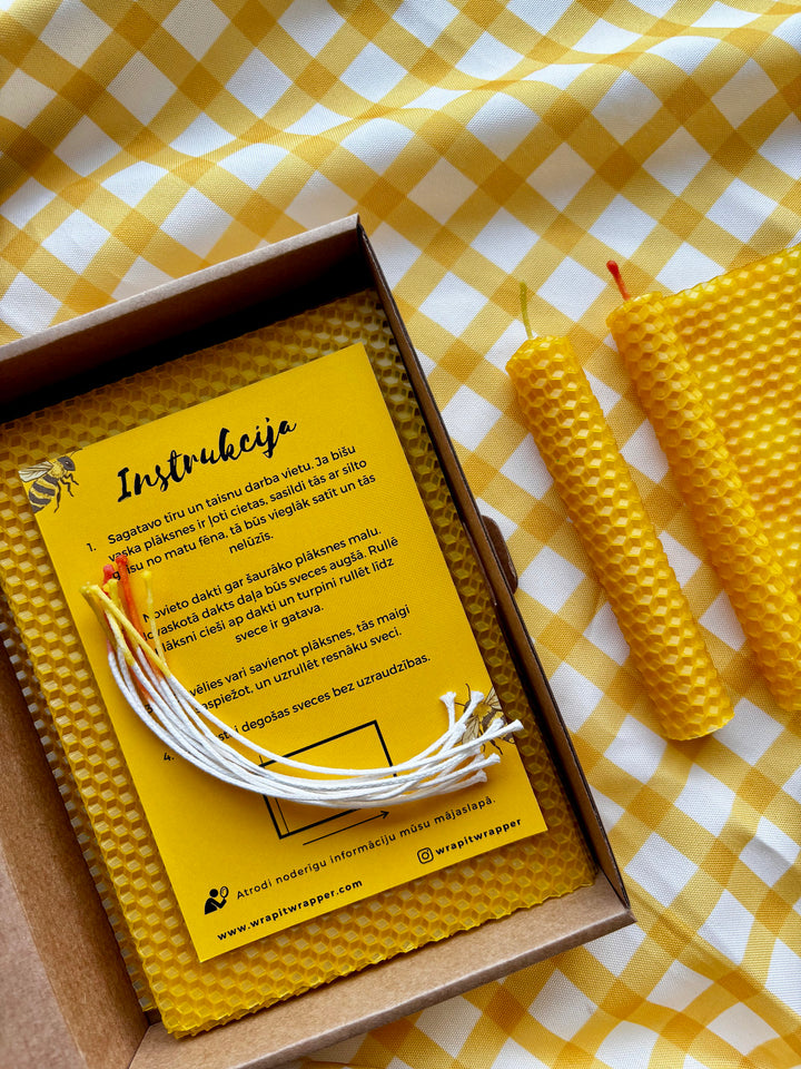 Bišu vaska sveču izgatavošanas komplekts