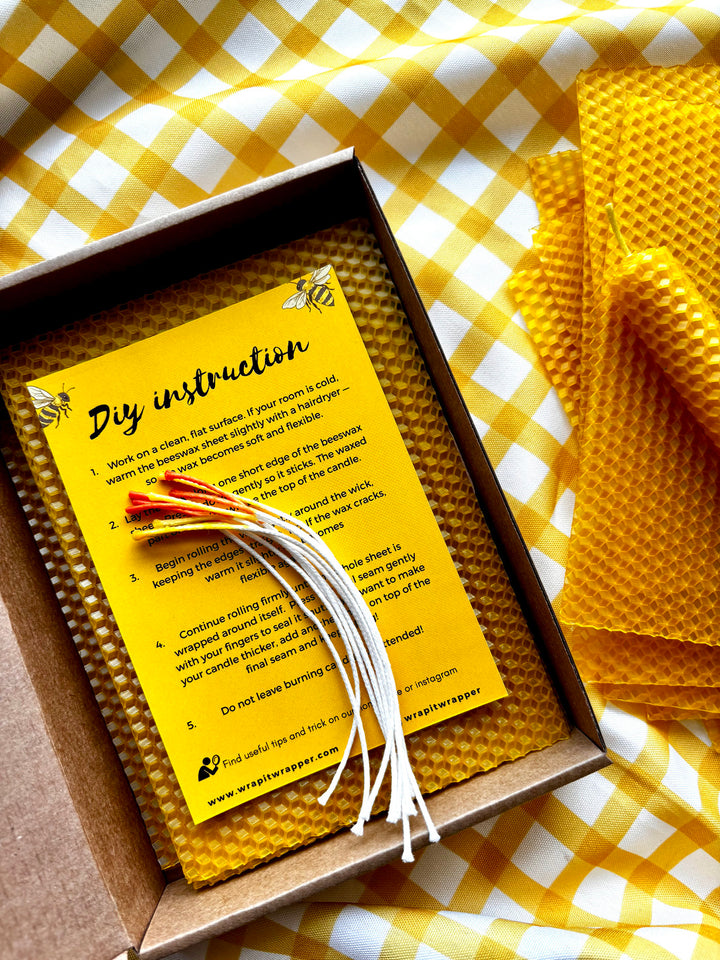 DIY Bienenwachs-Wickelset